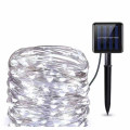 Offre spéciale 100L 33FT mini chaîne led décorative étanche Noël extérieur cuivre solaire jardin vacances fée lumière